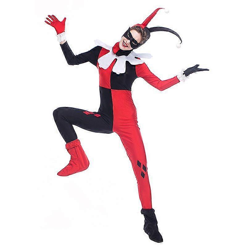 Role Play Clown Costume Halloween Costume Harry Qinn Anime Circus Clown
