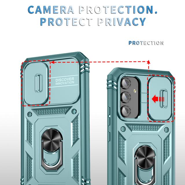 Fall Protection Ring Holder Casing Case For Samsung Galaxy A54 5g A14 A53 A52 A52s A33 A13 Non -Slip Cell Phone Bag Covers