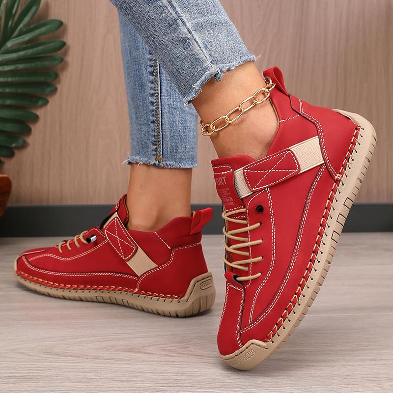 Women's Casual High Top Shoes New Spring Summer Simple Fresh Daily Versatile Soft Soled Shoes Waterproof Training Walking Boots