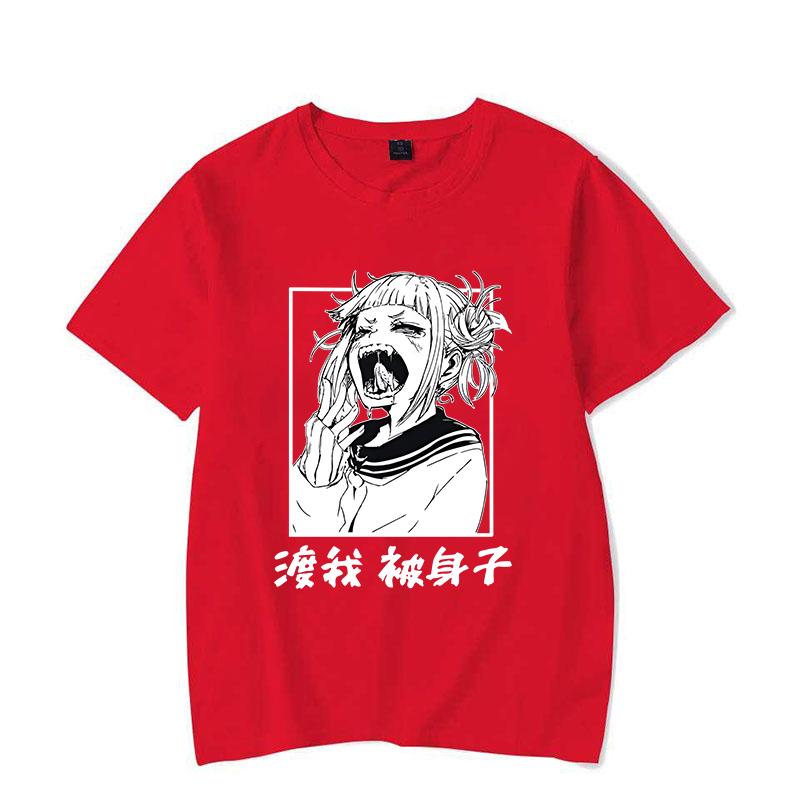 New Himiko Toga Printed T-shirts Fashion Women Short Sleeve Cool Summer Casual Tops Anime T-shirts Female Shirt Tees