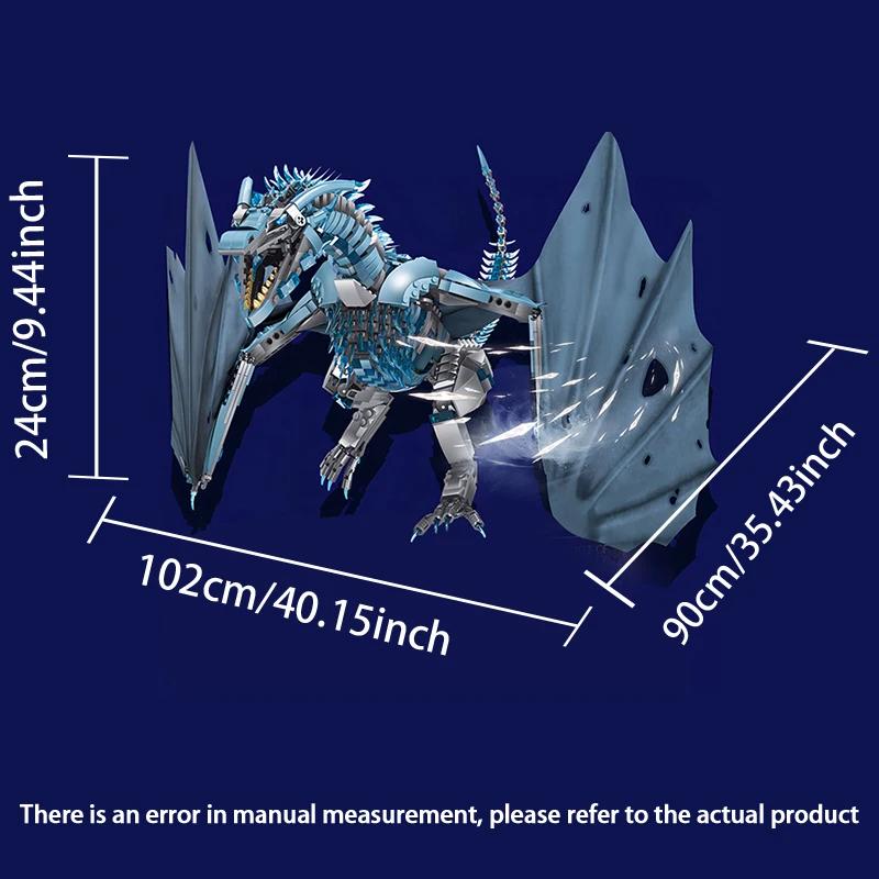 

Троны Супер Дракон Фигурка Строительные блоки для мальчиков Классические фигурки из фильмов Кирпичи Игрушки для коллекционеров Дети Взрослые Подарок