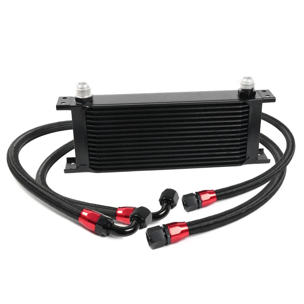 Car Universal British Style 10 Rows 15 Rows Radiator New Condition Engine Oil Cooler Kit Oil Radiator AN10