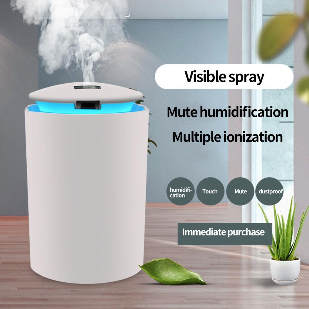 250ML Portable USB Powered Air Humidifier 3 Color Atmosphere Light Humidifier