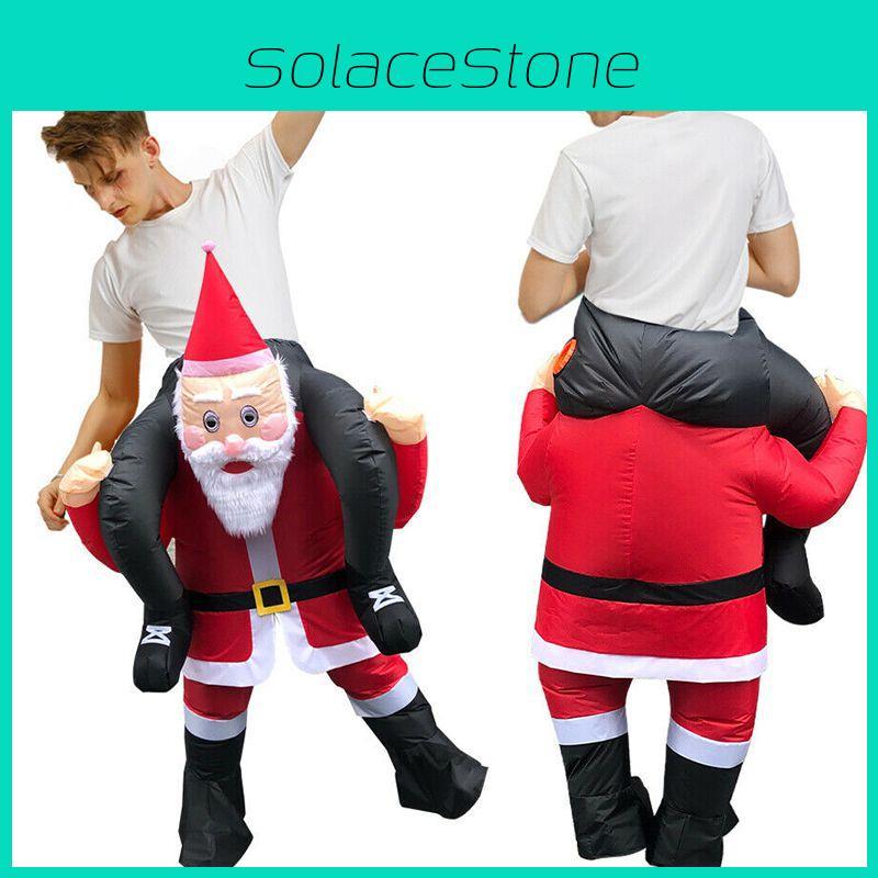 Inflatable Costume Christmas Santa Claus Outfit For Adults Perfect For Cosplay Events