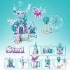 Non-Toxic Magic Ice Snow Castle Building Blocks Fairy Tale Princess Castle Diy Model Bricks City Street View Kids Diy Toys Holiday Gifts