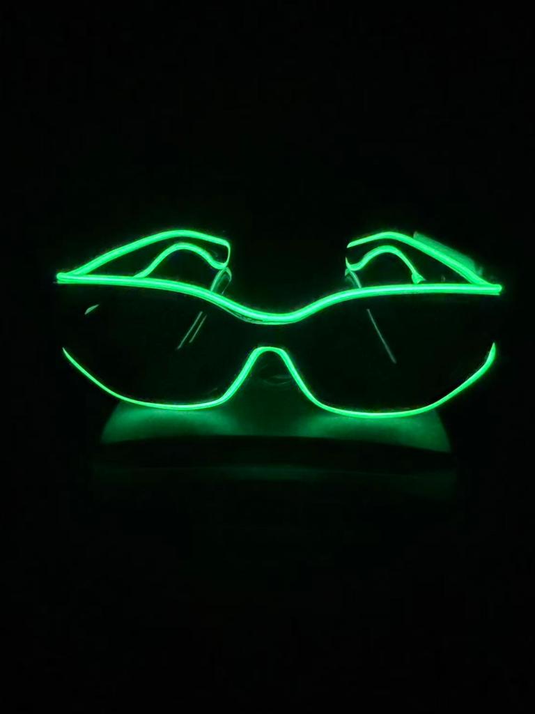 Drahtlose El Leuchtbrille Disco Leuchtende LED Online Promi Sonnenbrille Pixel Ktv Bar Atmosphäre Konzert Flash.