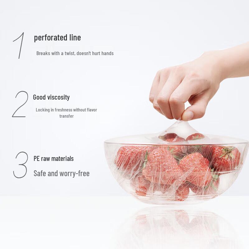 Miaojie Easy-Tear Food-Grade Cling Film