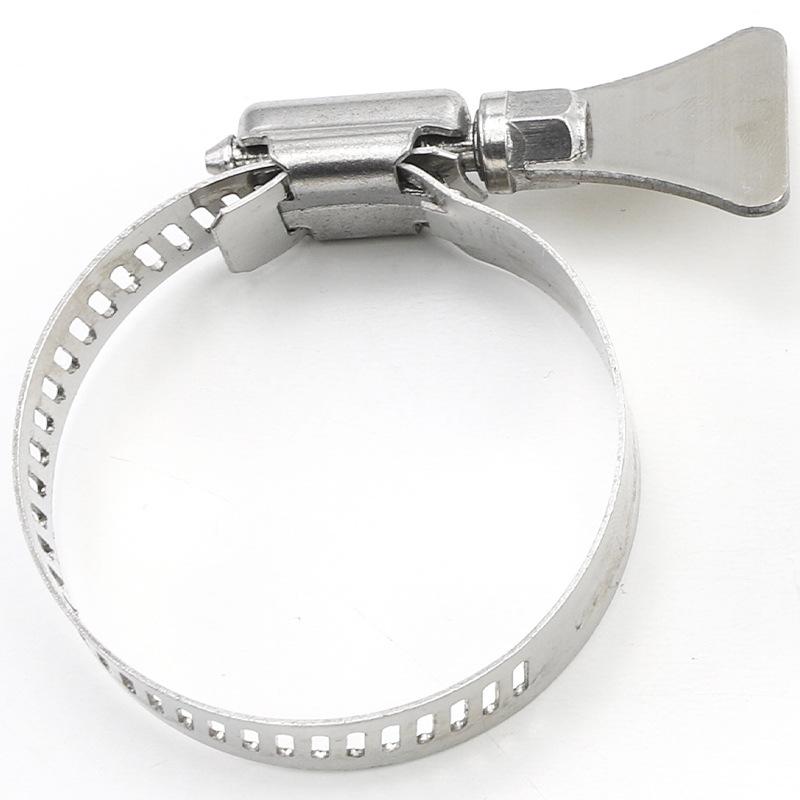 Ručně utahovaná hrdlová svorka z nerezové oceli 304 pro plynové potrubí (6-400MM)