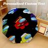Windproof Folding Umbrella, 8‑Rib Auto Open Close Among Us Umbrella for Rain Sun Protection