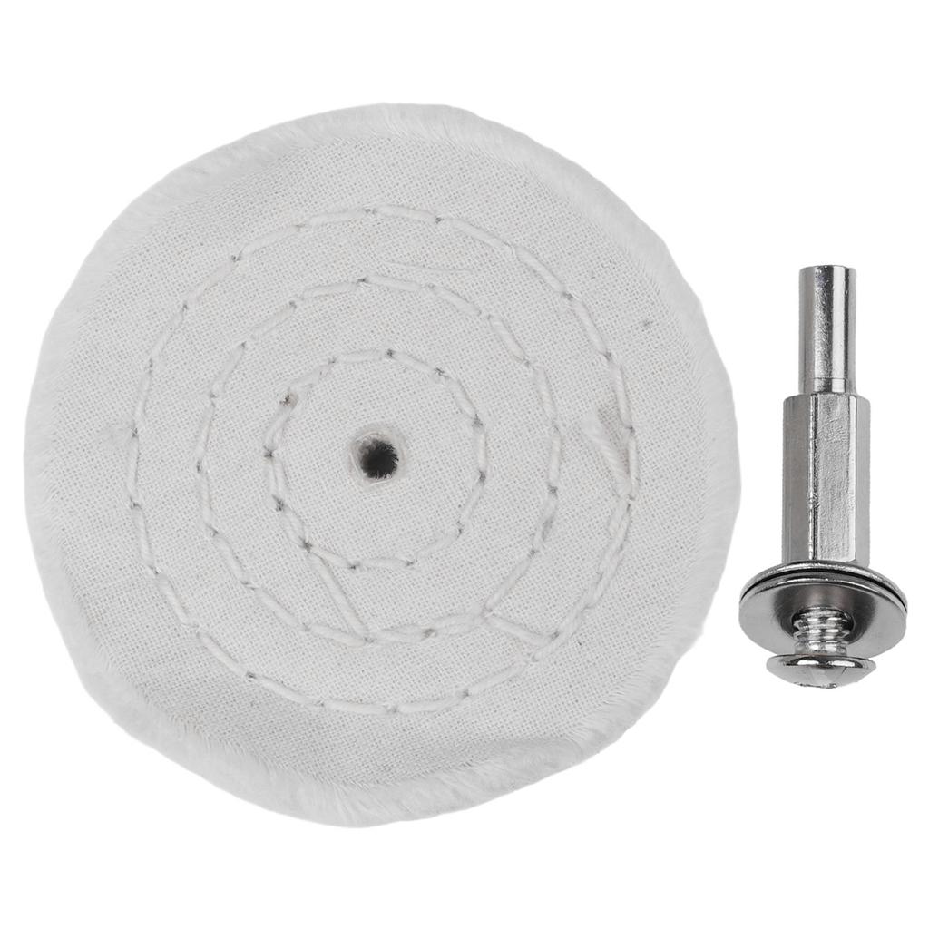 4in100mm Cloth Polishing Mop Wheel Pad For Power/battery Drill Buffing Grinder Buffing Polishing Wheels Cotton Lint Cloth 1 1