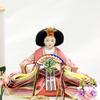 Hina Emperor and Empress Display Sakuraakari Acrylic Display Momoikada 49cm W X 26cm D X 37cm Includes Dolls, Case, Case, Design, Wooden, H, Costumes,