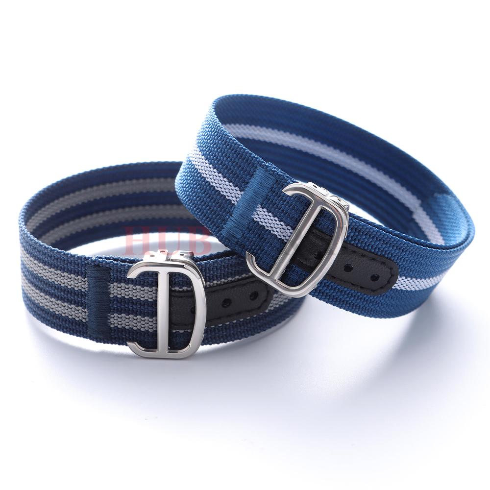 20mm High Quality Nylon Watch Strap Green Black Watchband for Men Military Casual Watchband Army Sport Bracelet Replacement Belt
