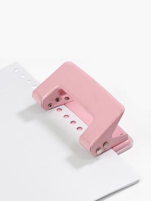Locher Werkzeug 2-Loch Metall Rosa Locher Für Büro Schüler Zuhause Zubehör