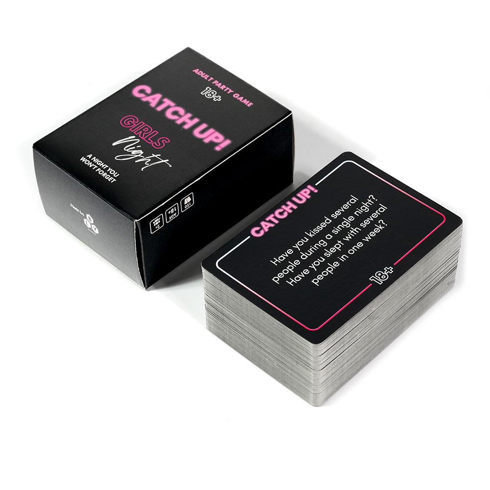 Catch Up! Girls Night 18+ Party Game | Spicy Thought Provoking Conversation Starters for Fun Girls Nights, Bachelorette and Birthday Party