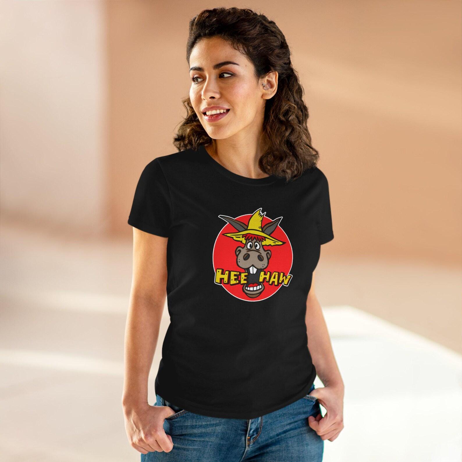 Hee Haw Donkey Country Music TV Show Logo Women s T-shirt M