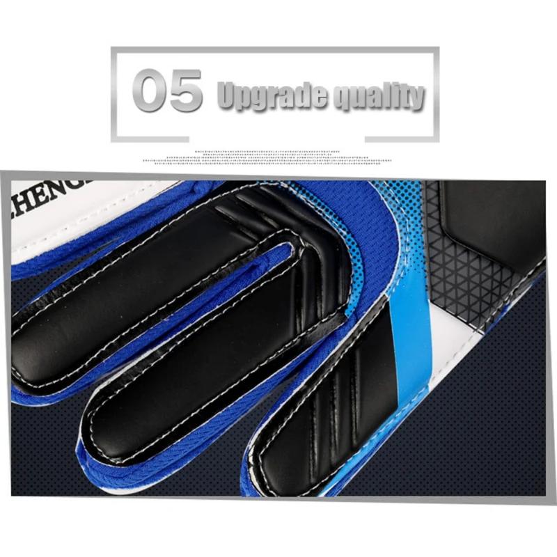 Men Women Goalkeeper Gloves Thick Latex Soccer Gloves Wear-resistant Anti-slip Waterproof Football Gloves