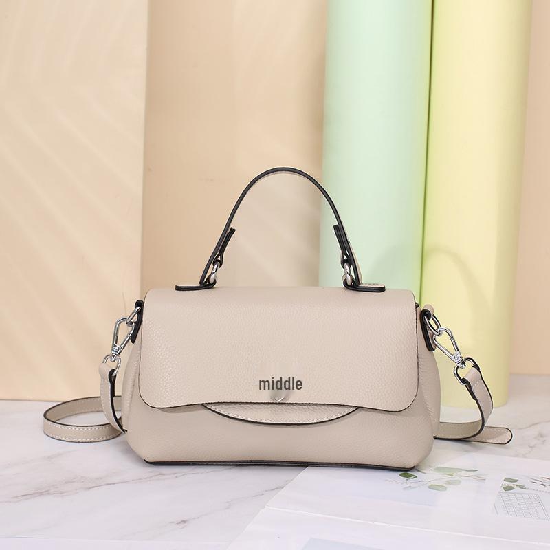 2025 Summer Women's Genuine Leather Saddle Bag - Large Capacity Crossbody and Fashionable Shoulder Bag