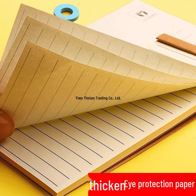 Kraft Paper Notepad: Small, Tearable Grid Notebook for Students & Work