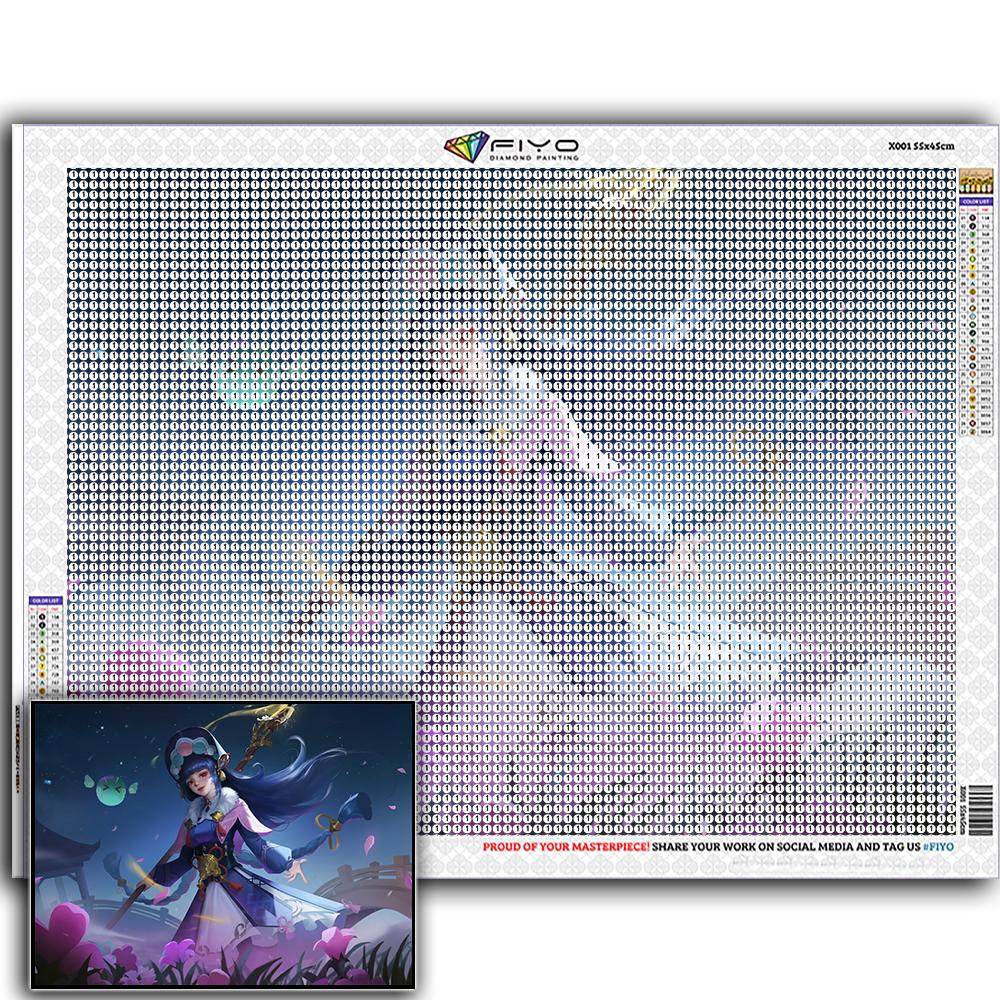 Diamond Painting Genshin YunJin Stitch Diamond Mosaic Craft Diamond Embroidery Painting