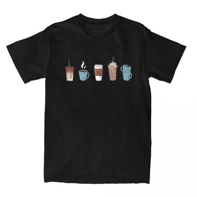 Miłośnik Kawy Męskie Damskie Koszulki Odzież Nowość T-Shirty T-Shirty Klasyczne Ubrania