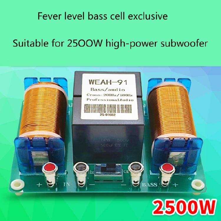 Bass Subwoofer Frequency Divider Professional Speaker Crossover Speaker Filter
