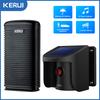 KERUI Wireless Solar Driveway Alarm Home Security Waterproof Outdoor PIR Motion Detector Garage Welcome Burglar Alarm System