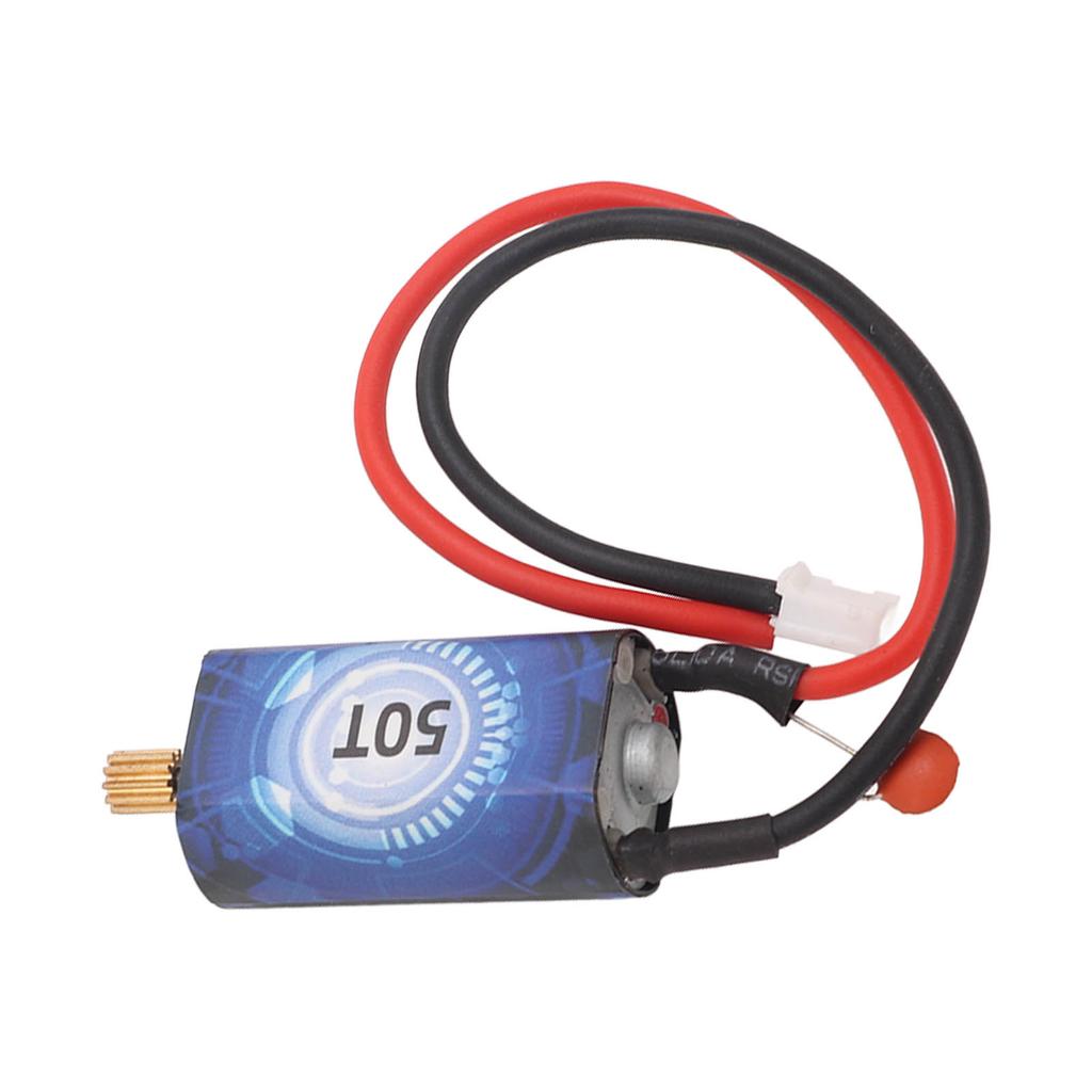 RC Brushed Motor Professional Replacement 50T Aluminum Alloy Brushed Motor for Axial SCX24 1/24 RC Car
