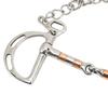 Copper Horse Snaffle Bit Durable Horse Mouth Bit Portable Stainless Steel Horse Bit  Horse Training