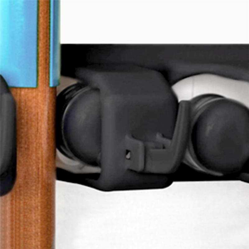 A20F-Mop And Broom Holder Wall Mount Heavy Duty Broom Holder Holder Home Garden Garage And Storage Room Tool Organizer Black
