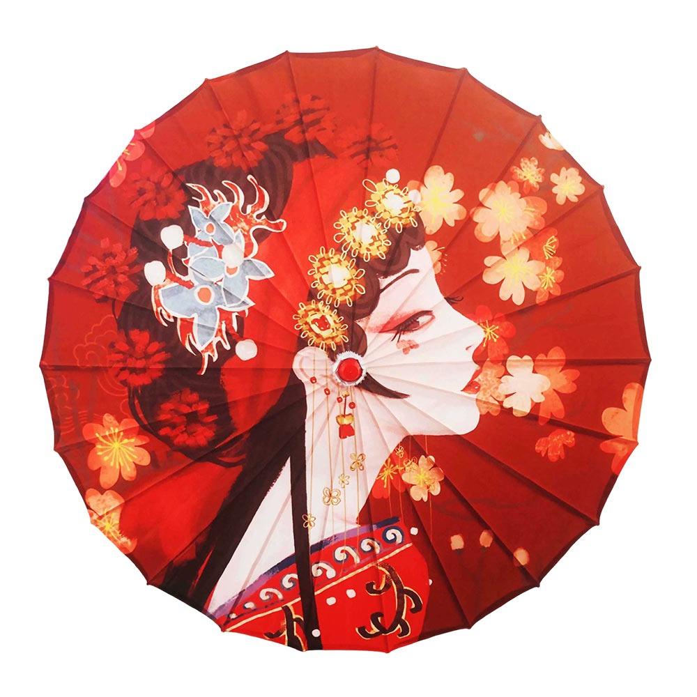 10 Colors Oiled Paper Umbrella 82cm Costumes Photography Umbrella  Bridesmaids Party Scenery