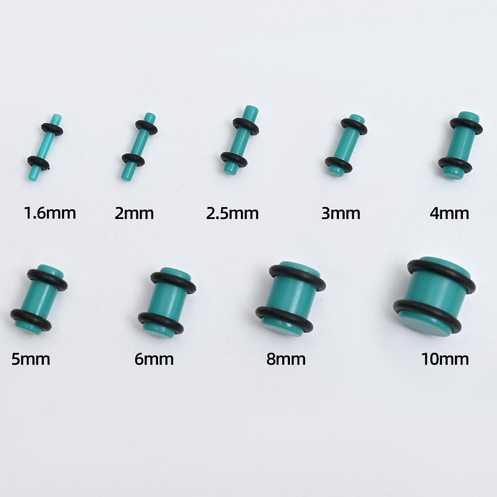 Acrylic Heart & Triangle Ear Plugs – Colorful Piercing Jewelry In Multiple Sizes