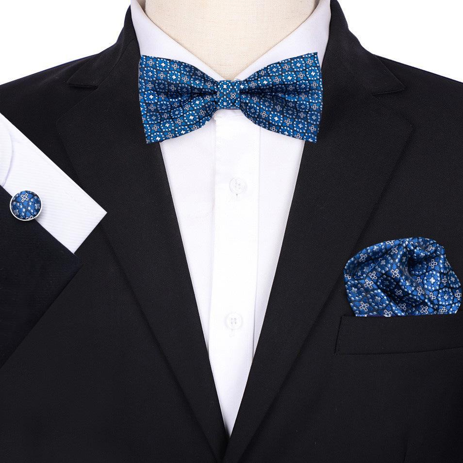 Men'S Groom Wedding Host Solid Color Bow Tie Best Man Suit Korean Version Shirt Bow Tie Wedding Men'S Bow