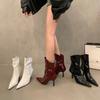 Fashion Pointed Toe 2025 Autumn Winter Booties Women's Stiletto Temperament Versatile Boots