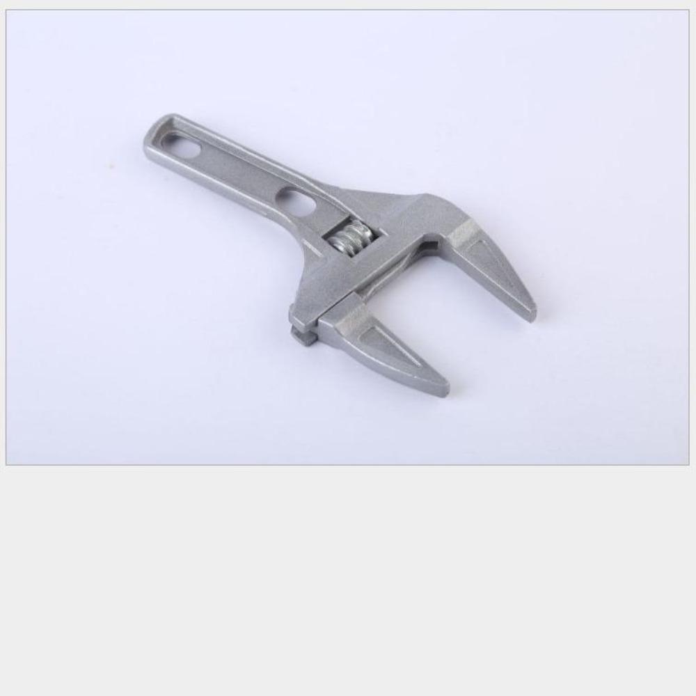 Cheie ajustabilă pentru baie, de înaltă calitate, cu deschidere mare de 6-68 mm - Instrument pentru instalații sanitare cu mâner scurt din aliaj de aluminiu