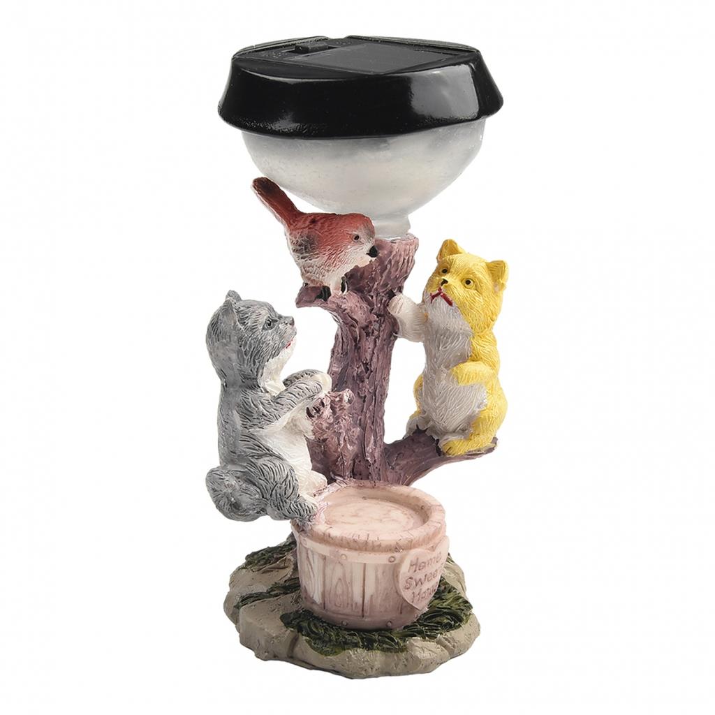 12*6*6cm Garden Decoration Animal Shaped Resin Solar