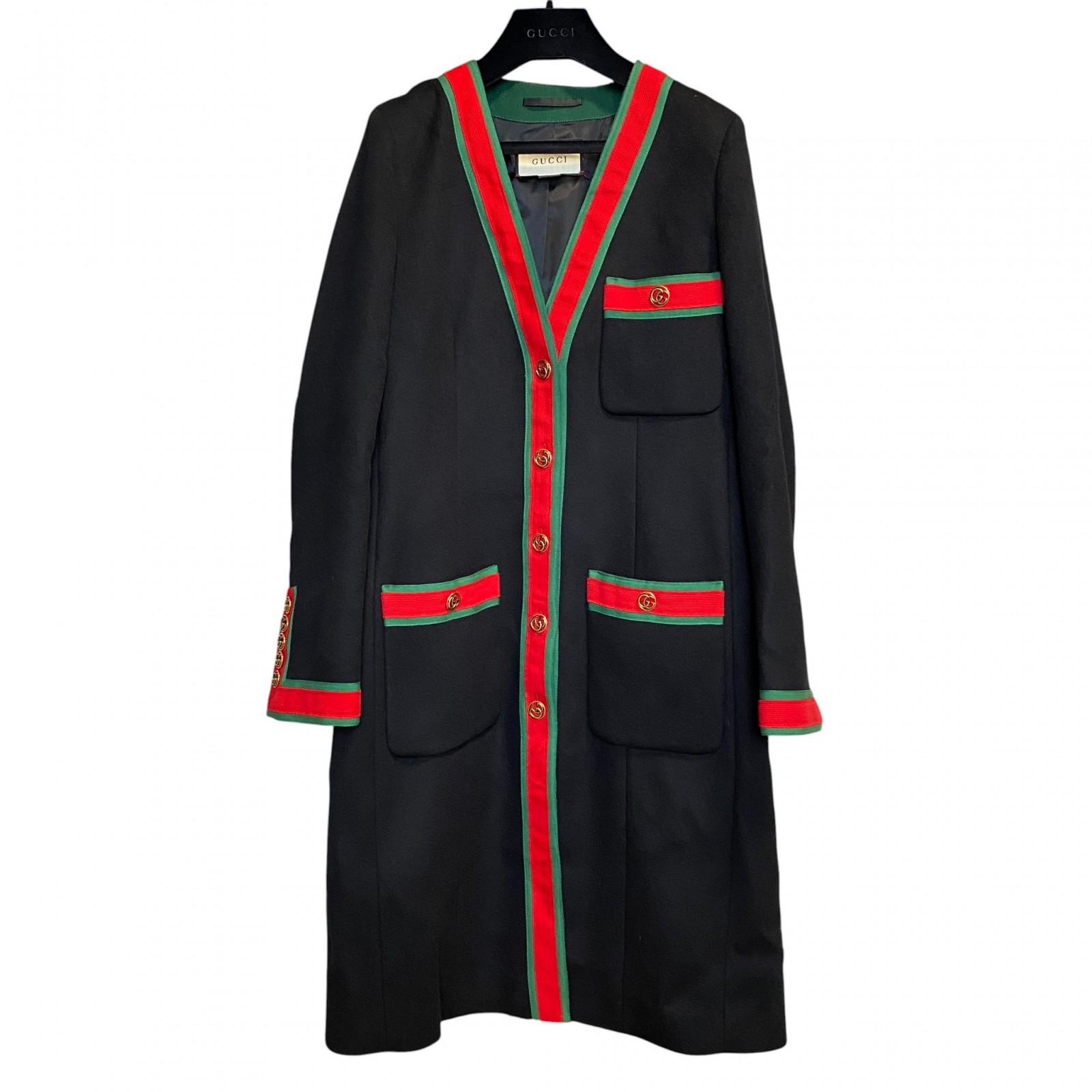 

Used GUCCIOther outerwear black/Red / green wool/cotton Women