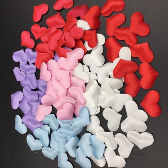 100Pcs Romantic Married Love Heart Sparkle Confetti Table Wedding Party Scatter