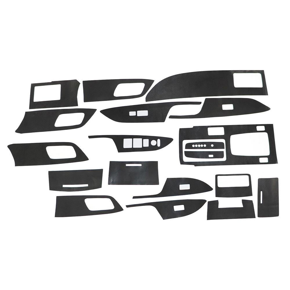 5D Carbon Fiber Look Interior Accessories Whole Kit Cover For Honda Accord 2013-2017