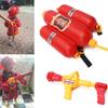 Fireman Backpack Nozzle Water Gun Kids Toys Beach Outdoor Swimning Role Playing Fireman Pistol Toys Extinguisher Soaker Gun
