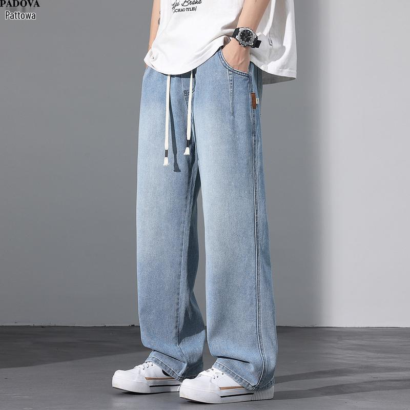 Patuowa Men s Loose Straight Lightweight Vintage Jeans XL