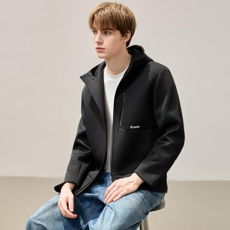 Luotz Herren Herbst/Winter Kapuzen-Outdoorjacke