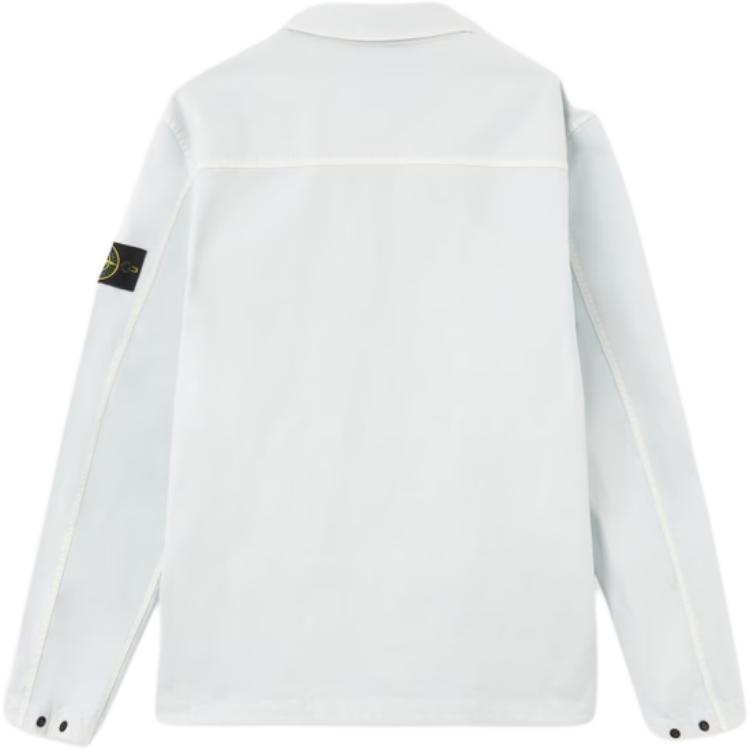 STONE ISLAND Ss26 Frühling Sommer Kollektion Einzelne Tasche Design Vielseitig Bequem Langarmhemd Unisex Hemden L1S151200001S0004-V0141