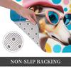 Winter Hound Greyhound Whippet Sighthound Dog Anti-slip Doormat Floor Mat Carpet Rug for Kitchen Entrance Bedroom Footpad Mats