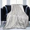 Grey Luxury Marble Design  Blanket Flannel Sofa Throw Blanket Lightweight for Home Bedroom Travel Throws Bedspread Quilt
