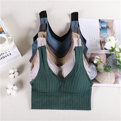 Seamless Bra Push Up Bras for Women Deep V Neck Brassiere Low Back Bralette Underwear Sexy Lingerie Wire Free Bra