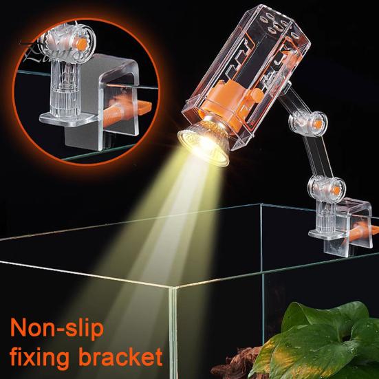 Reptile Heat Lamp 360-degree Rotatable Arm Brightness Adjustable Sunlight Simulation UVA UVB Turtle Basking Spot