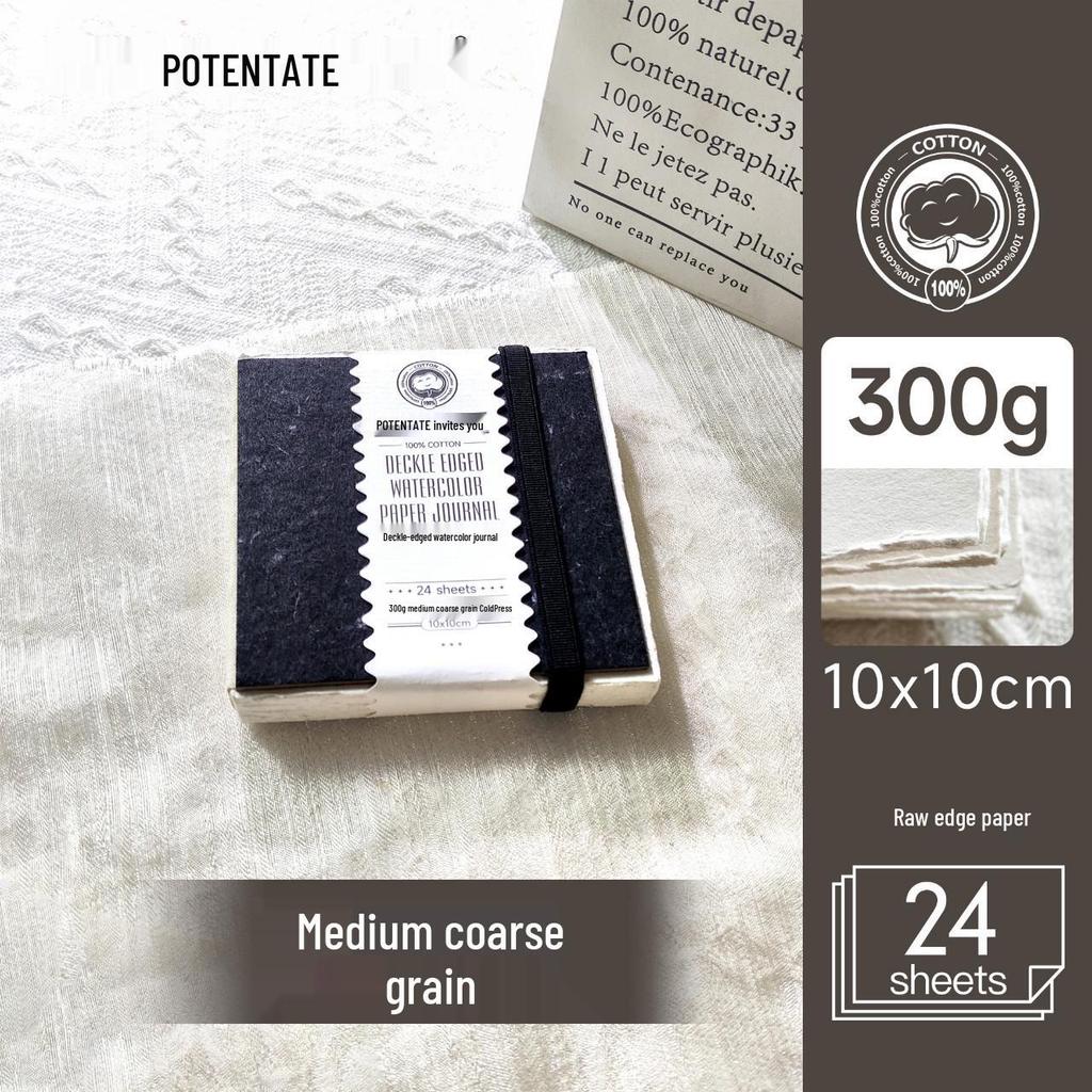 Portable Cotton Watercolor Accordion Planner - 300g Fabric for Travel & Student Paintings