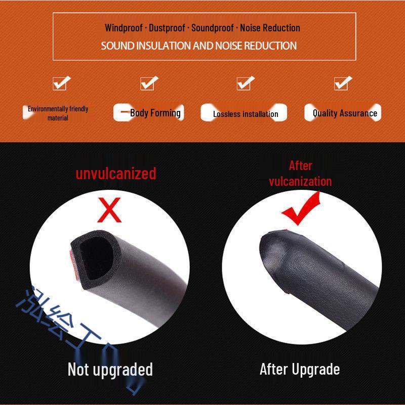 Car Door Seal Strip for Geely Binyue, Binrui COOL, Xingrui, Xingyue L – Soundproof & Dustproof
