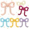 10pcs/set Cut-Out Bows Aluminum Foil Balloons Colorful Photo Props Ballons  Party Supplies