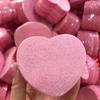10PCS Makeup Removal Sponge Heart Shaped Cellulose Sponge Cotton Face Washing Cleansing Sponge Cosmetic Puff
